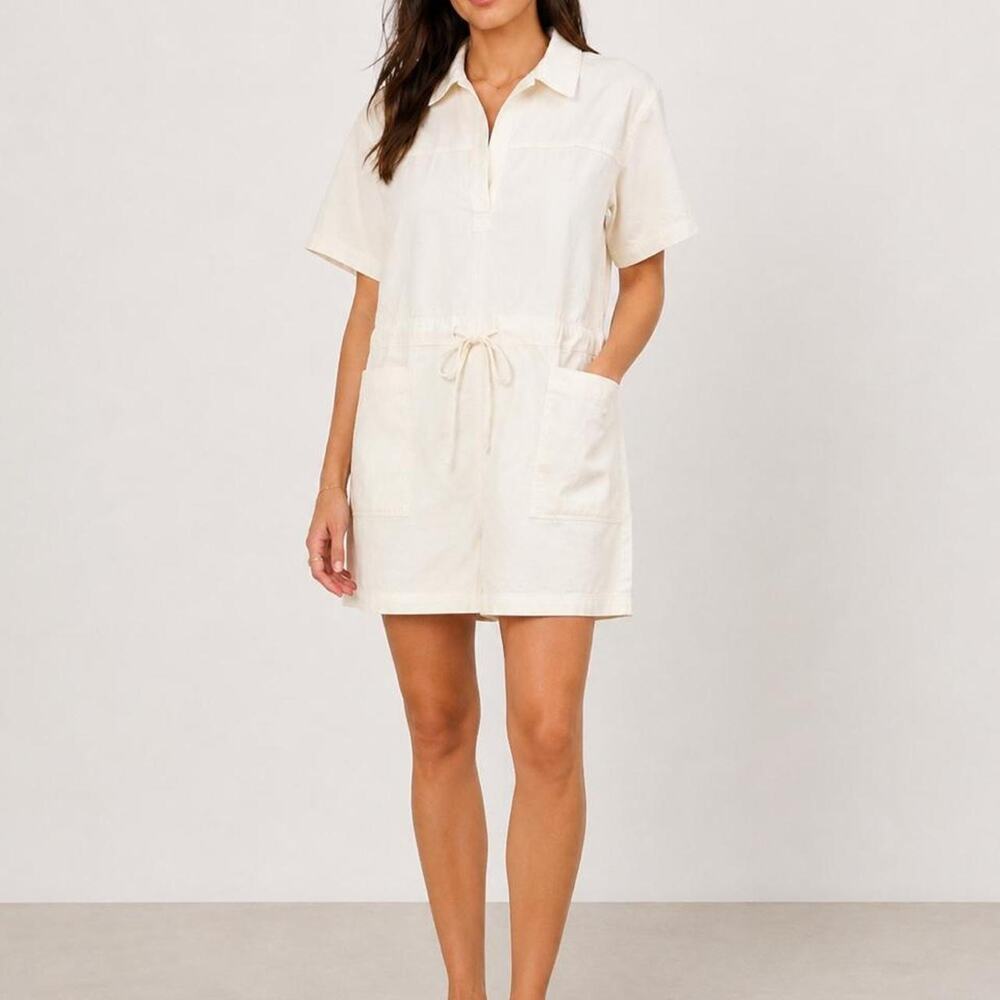 Universal thread cream utility dress